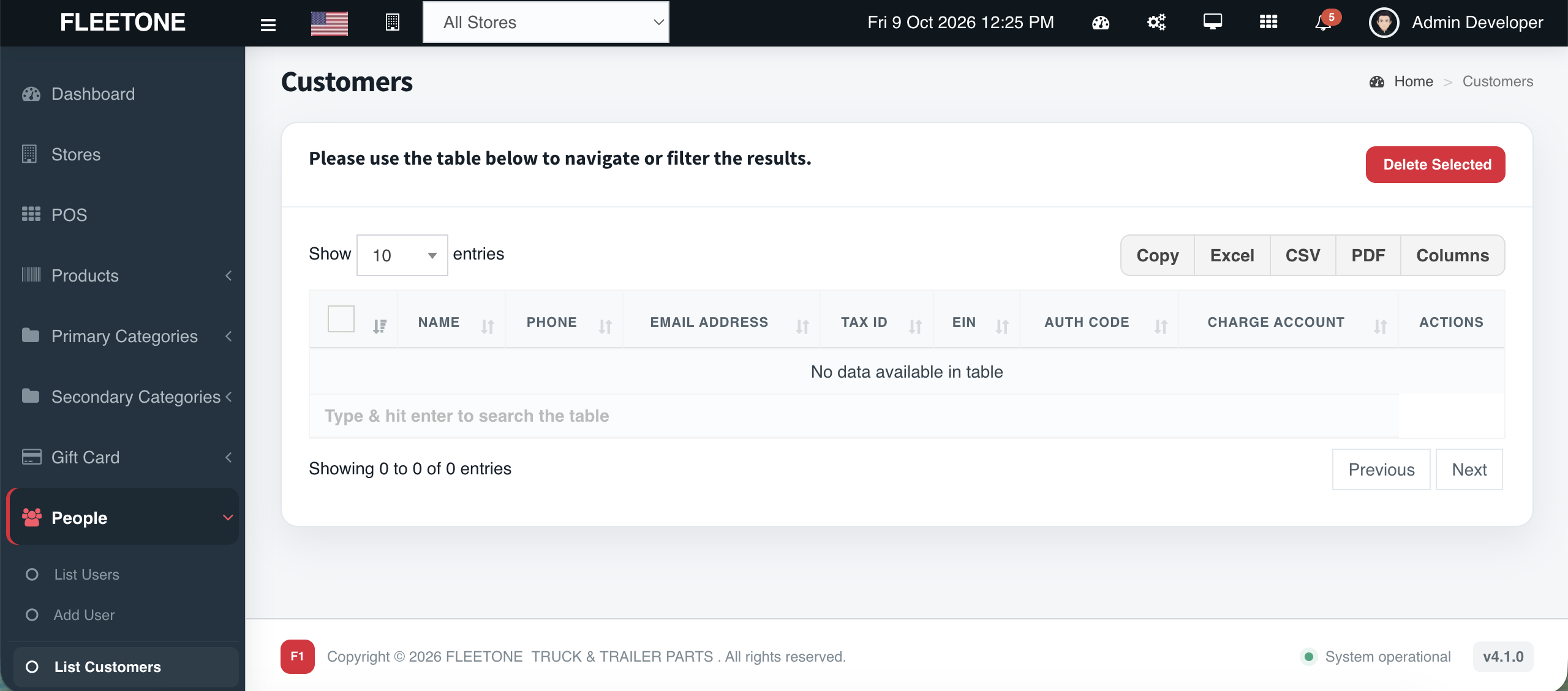Purchase Orders to Vendors